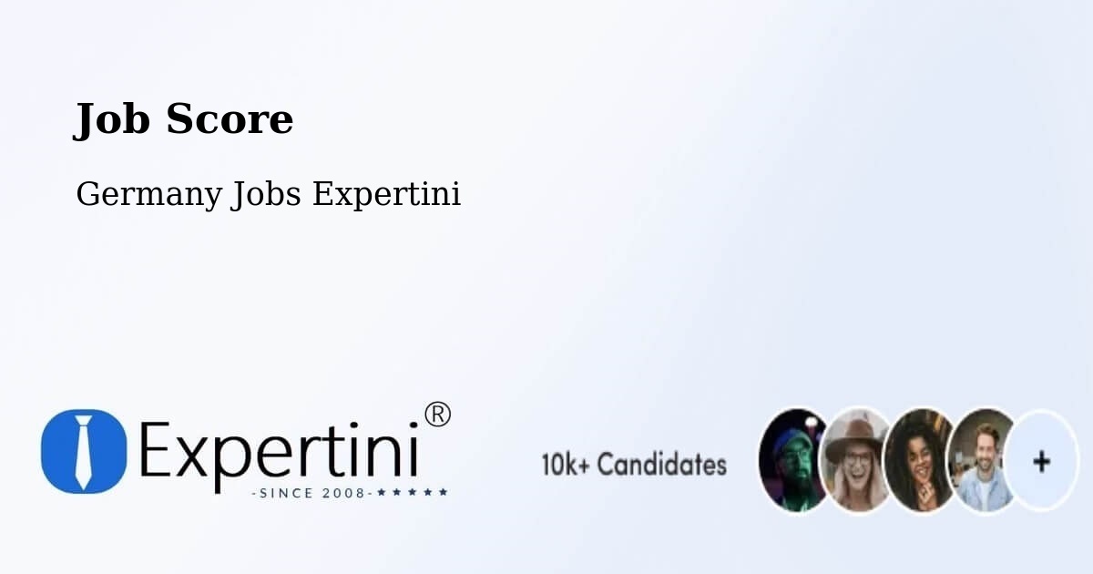 Job Score & Job Description Score Tool – Zielitz - Germany Jobs Expertini
